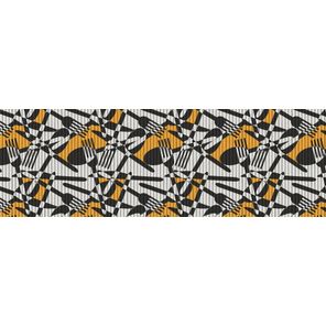 Tapete Antiderrapante Tropical Rolo 65cm x 15m Talheres Abstratos Kapazi
