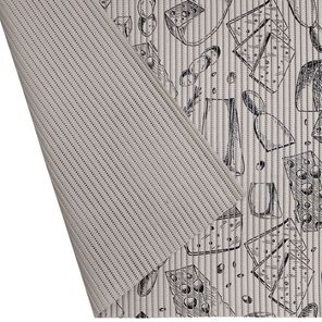 Tapete Antiderrapante Tropical 43cm x 65cm Cheese Kapazi
