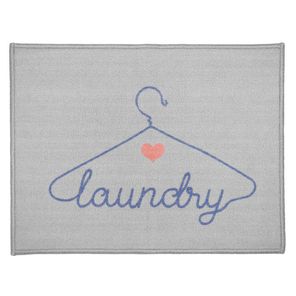 Tapete para Lavanderia Cleankasa 50cm x 70cm Cabide Kapazi
