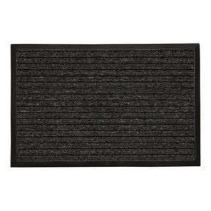 Tapete Duo 70cm x 100cm Preto Borda Unik Kapazi