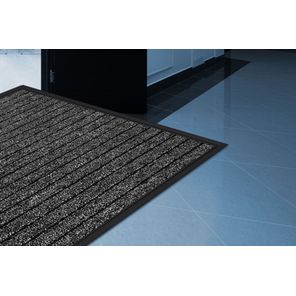 Tapete Duo 70cm x 100cm Preto Borda Unik Kapazi