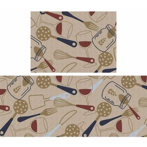 Kit de Tapetes para Cozinha Slim Kasa Fit Utensílios - Kapazi Oficial