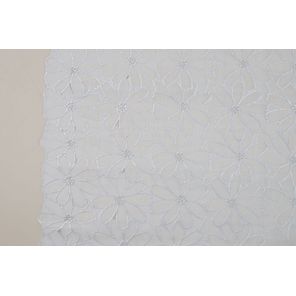 Toalha de Mesa Silver em Rolo 0,22mm 1,37m x 20m Flor