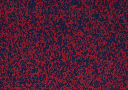 Piso Emborrachado Rubberkap Rolo 1m x 10m Azul e Vermelho Kapazi