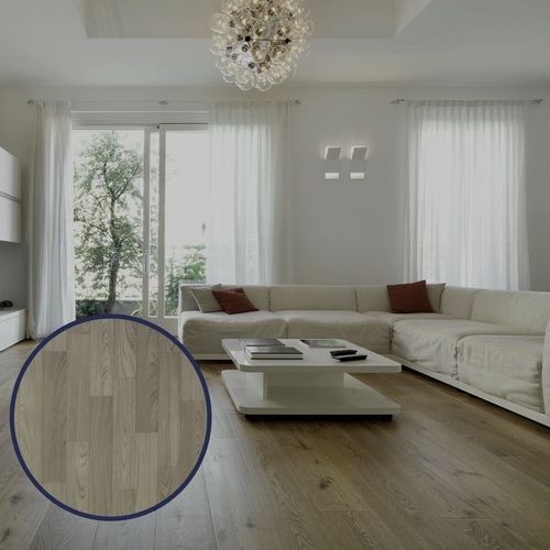 Piso Vinílico 0,7mm Rolo 2m x 25m PV0053 Paris Kapazi