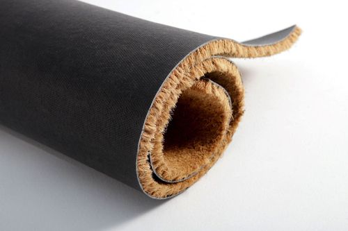 Tapete Fibra de Coco Rolo 2x12m Base PVC Kapazi