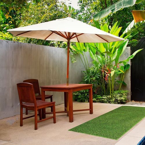 Grama Promo Grass 12mm Decorativa Rolo 2m x 25m Base Latex Kapazi