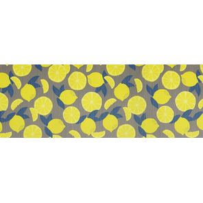 Tapete Antiderrapante Tropical Rolo 65cm x 15m Limões Kapazi