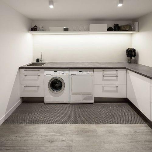 Piso Antiderrapante H-Kap Rolo 1,2m x 15m Cinza Kapazi