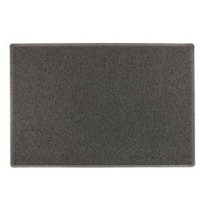 Capacho Vinil Silver 60cm x 90cm Cinza Kapazi