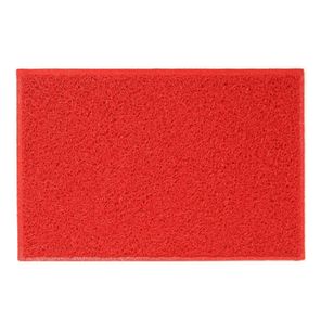 Capacho Vinil Silver 40cm x 60cm Vermelho Kapazi