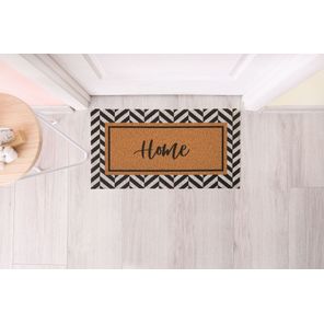 Capacho de Entrada Vinil 40cm x 75cm Home Moldura Kapazi