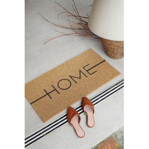 Capacho Vinil Terral 40cm x 75cm Home Bege Kapazi