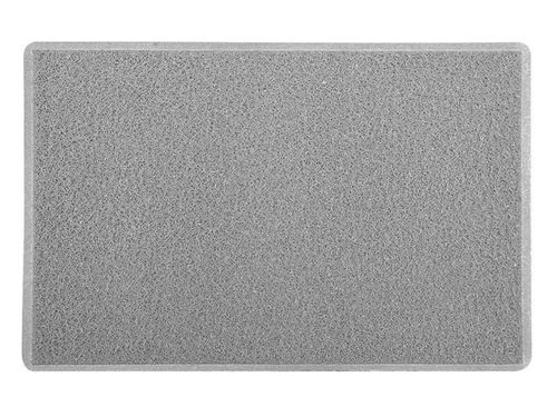 Capacho Vinil Silver 40cm x 60cm Cinza Kapazi
