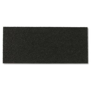 Capacho de Entrada Vinil Light 30cm x 70cm Preto Kapazi