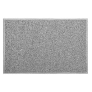 Capacho de Entrada Vinil 40cm x 60cm BR Light Cinza Kapazi