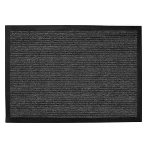 Tapete Duo 70cm x 100cm Preto com borda Kapazi