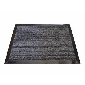 Tapete Duo 70cm x 100cm Preto com borda Kapazi