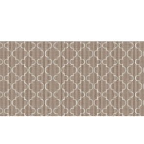 Tapete Antiderrapante Tropical 43cm x 1,3m Árabe Bege Kapazi