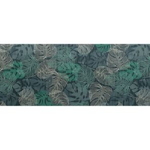 Tapete Antiderrapante Tropical 43cm x 130cm Folhagem Kapazi