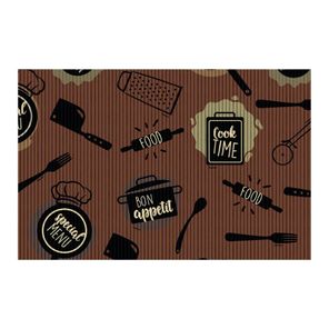 Tapete Antiderrapante Tropical 43cm x 65cm Cook Time Kapazi