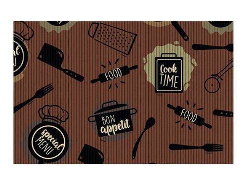 Tapete Antiderrapante Tropical 43cm x 65cm Cook Time Kapazi