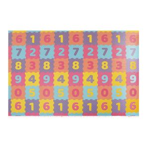 Tapete Brisa Infantil 100cm x 130cm Números Kapazi