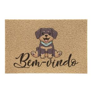 Capacho de Entrada Vinil 40cm x 60cm Dog Cute Kapazi