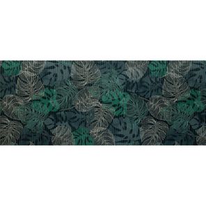 Tapete Antiderrapante Tropical Rolo 65cm x 15m Folhas Kapazi
