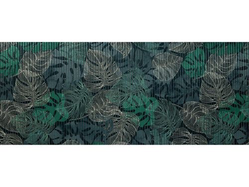 Tapete Antiderrapante Tropical Rolo 65cm x 15m Folhagem Kapazi