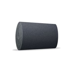 Tapete Vinil Silver Rolo 60cm x 12m Base Fundida Grafite Kapazi