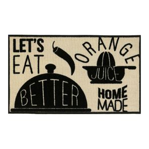 Tapete para Cozinha Cleankasa 50cm x 80cm Gourmet Eat Kapazi