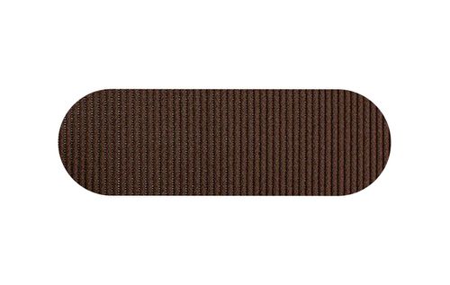 Tapete Antiderrapante Tropical TR 00 Marrom Café 43cmx1,3m