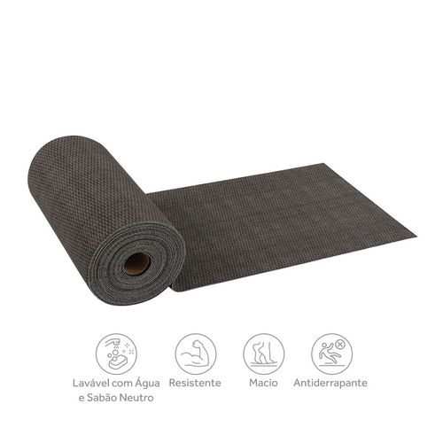 Passadeira Luxor Rolo 60cm x 20m Eco Marrom Kapazi