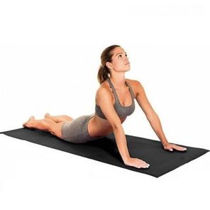 Tapete para Yoga 60cm x 1,6m Preto Kapazi