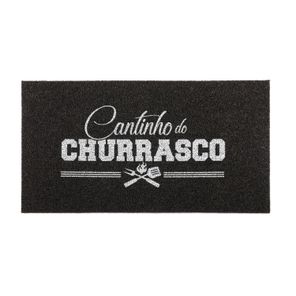 Capacho Vinil 40cm x 75cm Cantinho do Churrasco Kapazi