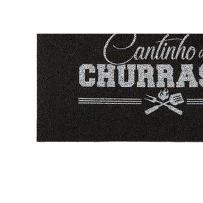 Capacho Vinil 40cm x 75cm Cantinho do Churrasco Kapazi