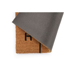 Tapete de Entrada Fibra de Coco 50cm x 75cm Home Barras Kapazi