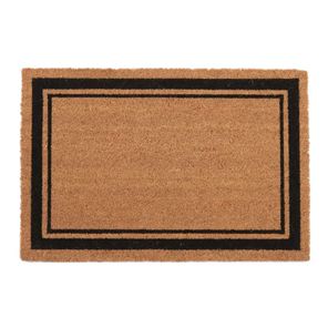 Tapete de Entrada Fibra de Coco 50cm x 75cm Moldura Kapazi
