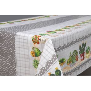 Toalha de Mesa Carinho Rolo 1,37m x 30m Cactos Kapazi