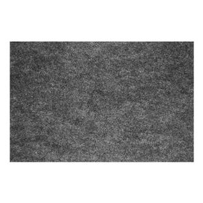 Tapete Home Agulhado Liso 39cm x 59cm Grafite Kapazi