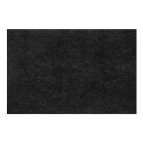 Tapete Home Agulhado Liso 39cm x 59cm Preto Kapazi