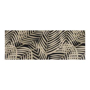 Passadeira Flex Antiderrapante 43cm x 180cm Folhas Kapazi