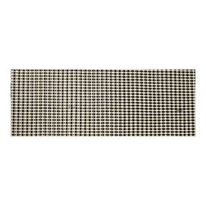 Passadeira Flex Antiderrapante 43cm x 180cm Hexagonal Preto Kapazi