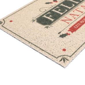 Capacho Entrada Vinil 40cm x 60cm Natal Luz Kapazi