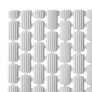 Tapete para Banheiro Deck para Box Plus Branco 40x73cm Kapazi