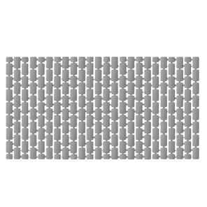 Tapete para Banheiro Deck para Box Plus Cinza 40x73cm Kapazi