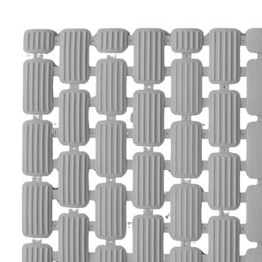 Tapete para Banheiro Deck para Box Plus Cinza 40x73cm Kapazi