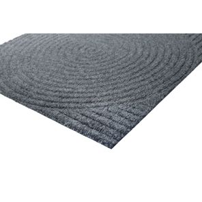 Tapete de Banheiro Kapazi Flow Preto 60x90cm – Antiderrapante e Absorvente