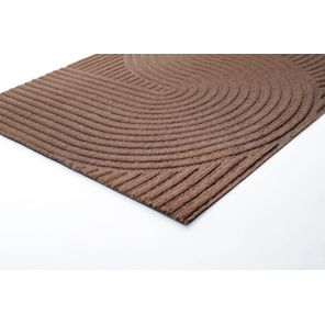 Tapete de Banheiro Kapazi Flow Marrom 60x90cm – Antiderrapante e Absorvente